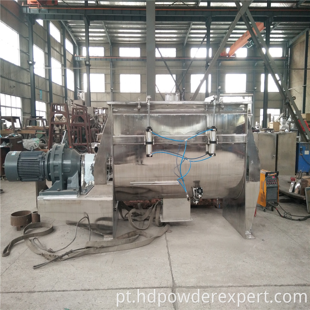 Stainless Steel CH Series S Paddle Horizontal Trough Typed Ribbon Mixer